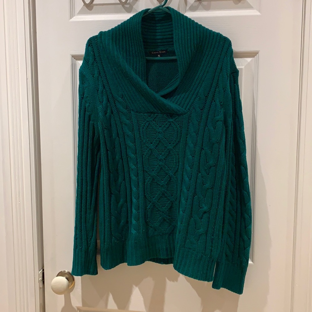Cozy kelly green sweater